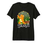 Care Bears: Unlock The Magic Zodiac Taurus with Friend Bear Maglietta Premium
