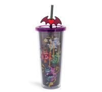 Care Bears X UNIVERSAL MONSTERS Tazza Da 24 Once Con Coperchio E Beccuccio