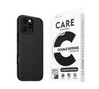 CARE BY PANZERGLASS Cover Double Defense per Apple iPhone 16 Pro Max Nero Custodia, testata contro le cadute da 4,8 m, ricarica wireless, compatibile con MagSafe, 100% riciclata