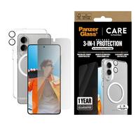 CARE by PanzerGlass - Custodia 3 in 1 di punta + Vetro Privacy + Lente per Samsu