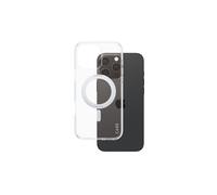 PANZERGLASS Feature w. Silver Kickstand CUSTODIA per Apple Apple - iPhone 16 Pro Max, Trasparente