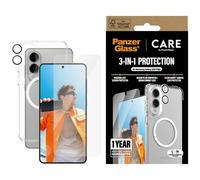 CARE by PanzerGlass Kit di punta 3 in 1 con custodia, vetro e protezione per l'o