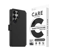 CARE BY PANZERGLASS Tango, custodia a portafoglio due in uno per Samsung Galaxy S25 Ultra, compatibile con ricarica wireless Qi, custodia magnetica, protezione contro le cadute di livello militare,