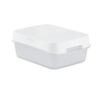 CARE + PROTECT Contenitore alimenti con filtro carbone, 6.4 L - Bianco