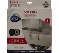 CARE + PROTECT Filtro Cappa Compatibile Anti-odore ai Carboni Attivi (208x180x48mm, 390gr, Type 200)