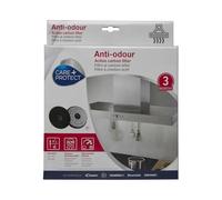 CARE + PROTECT Filtro Cappa Compatibile Anti-odore ai Carboni Attivi (228x30mm, 200gr, Type 233)