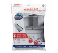CARE+PROTECT Filtro Universale Ritagliabile 2in1 Anti-Grasso e Anti-Odore
