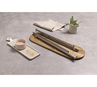 CARE+PROTECT Guide Telescopiche ad estensione completa - Sistema di Ripiano Scorrevole, Compatibile con Forni Candy, Hoover, Haier con un'altezza del pannello di controllo di 10 cm.