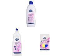 CARE + PROTECT Pacchetto lavastoviglie, set di detergenti: detergente sgrassante extra potente in gel tutto in uno, 750 ml, brillantante universale, 500 ml, deodorante profumato, 1 conchiglia.