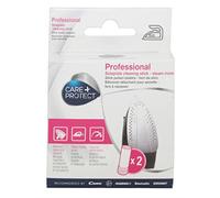 CARE + PROTECT Stick Pulisci Piastra e Ferro da Stiro, Decalcificante in Fiale, Professionale, Universale, Anticalcare, include 2 stick da 5 ml