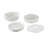CARE + PROTECT Vaporiera/Pentola a vapore per microonde. Contenitore ideale per
