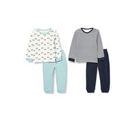 Care Pyjama Set, 2-Pack, Set Tutine Per La Notte Unisex - Bimbi 0-24, Tourmaline (8090), 3 mesi