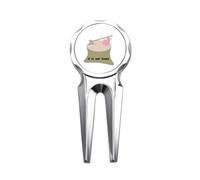 Care Trees No Logging Art Deco Fashion Golf Divot Tool Golf Marker Strumento di riparazione