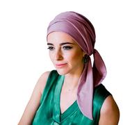 CAREBELL Smooth - Turbante gorro oncologico in bambù per chemioterapia o alopecia (Rosa Chiaro)