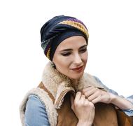 CAREBELL Turbante oncologico/modello elegante/design hippie/tessuto di bambù/pazienti con perdita di capelli/chemioterapia e alopecia/comodo e traspirante