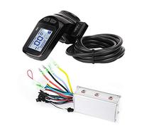 Caredy Controller Motore brushless, 36V 350W Kit Scooter Elettrico brushless Scooter Elettrico con Kit Pannello LCD per Bicicletta elettrica, Scooter, ECC