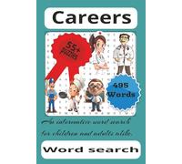 Careers Word Search 55 puzzles 495 words: Learn about occupations while solving puzzles