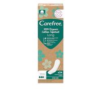 Carefree 10 x 24 slip in cotone organico 100% cotone biologico, ipoallergenico e dermatologicamente testato, naturale sensazione di freschezza e morbidezza sulla pelle, 10 x 24 pezzi