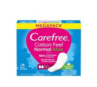 Carefree Cotton Feel Normal Aloe Vera intimo al profumo di aloe vera 76 pz per Donna
