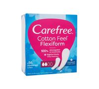 Carefree Cotton Feel 56Pc Per Donna (Pantyliner) Flexiform Fresh Scent