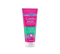 Carefree Gel Detergente Intimo Duo Effect, Delicato detergente donna con Tè Verde e Aloe per un'igiene intima naturale e freschezza 12h, Dermatologicamente e ginecologicamente testato, 200 ml
