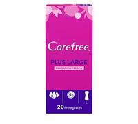 Carefree Plus Large senza profumo Proteggilip (20 pezzi), protezione traspirante e con nucleo super assorbente senza profumi, protegge slips larghi e discreti