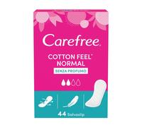 Carefree Protege-slip transpirante, cotone, 44 pezzi