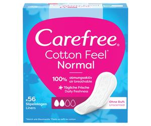 Carefree Salvaslip Cotton Unscented 56 pz