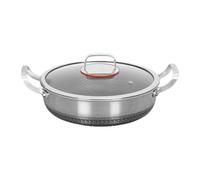 Carefully Designed: The saute pan is crafted to work on all cooktops, inclu