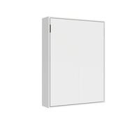 Careg; Letto francese verticale a scomparsa Breganze 140 Bianco; Made in Italy.