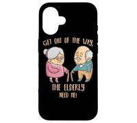 Caregiver Nurse Funny Elder People Retirement Home Nursing Custodia per iPhone 16