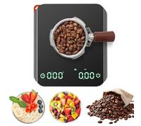 Carehabi Bilancia da cucina digitale con timer, 0,1 g, di alta precisione, 2 kg, con cuscino termico in silicone, ricaricabile
