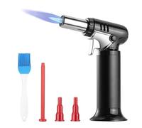 Carehabi Cannello da Cucina Bruciatore a Gas Fiamma Ossidrica Portatile per Cucinare, Cuocere, Barbecue, Campeggio (Gas Butano Non Incluso)