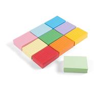 Carehabi Cartoncini Colorati 1000 Pezzi A8, Flashcards a Righe per Ufficio, Scuola, Casa Appunti, Materiale Scolastico e da Ufficio Per Il Ritorno a Scuola