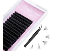 Carehabi Extension Ciglia, Ciglia Easy Fan 0,07d 9-16mm Ciglia 2d~20d Extension Ciglia Professionali Ciglia Volume Russe Extension Ciglia Fai Da Te con Pinzette