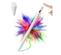 Carehabi Penna per iPad 2018-2022, ricarica rapida, Apple Pencil con inclinazione e palm Rejection, penna magnetica per iPad Air 3/4/5, iPad Mini 5/6, iPad 6-10 Gen, iPad Pro 11/12.9''
