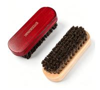 Carehabi Pennello Pulizia Auto 2 Pezzi Spazzola per Pelle e Tessuti Extra Delicata Set di Pennelli per Autos Pelle Similpelle
