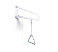 CARELINE B-445 - Avvolgitore da letto, montaggio a parete, con manico triangolare, carico massimo supportato 113 kg, bianco
