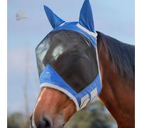 Caremaster Pro Luminous Maschera Anti-Mosche per Cavallo UV Protezione Con Para