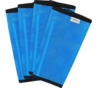 CareMaster Set di 4 stivali da mosca in rete per cavallo, colore: Blu cielo