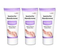 CareMed Delicato al mano, crema per le mani, crema per la cura delle mani sensibili, 3 x 75 ml