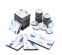 Caremore 60 Pezzi Double Face Extra Fort, Colle Forte, Nero, 53 cm x 4 cm x 3 mm