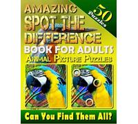 Carena Baumiller Amazing Spot the Difference Book for Adults (Tascabile)
