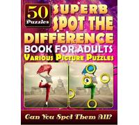 Carena Baumiller Superb Spot the Difference Book for Adults (Tascabile)