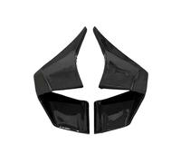 Carena Moto Ala Vento Fissa Per Per Ninja 400 Per NINJA 400 Moto Winglet Spoiler Aerodinamici Ali Fisse(Nero brillante)
