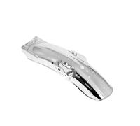 Carenage Parafango Copri Parafango Parafango Posteriore In Metallo Universale Per Moto Nero Cromato(Chrome)