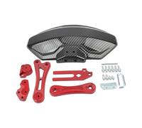 Carenage Parafango Parafango Della Ruota Posteriore Del Motociclo Prolunga Regolabile Accessori Per Scooter Universali In Lega Di Alluminio Per Trasferimento Dell'acqua(Red)