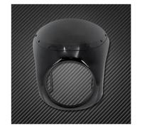 Carenatura Kit Universale Del Motociclo Cafe Racer 7 Pollici Faro Manubrio Carenatura Parabrezza Nero Trasparente Per Per Sportster XL 1200 883 Dyna Carenatura Motociclo(1)