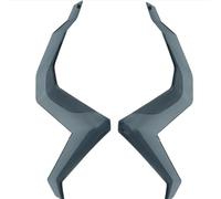 Carenatura Laterale Moto per XADV XADV750 X-ADV 750 2021-2024 Alette Laterali del Parabrezza della Protezione delle Gambe Rivestimento dello Spoiler del Parafango Anteriore (nero chiaro)