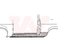 Carenatura Laterale Sinistra per Ford Fiesta IV Ja _ Jb _ Gfj Mazda 121 III Jasm